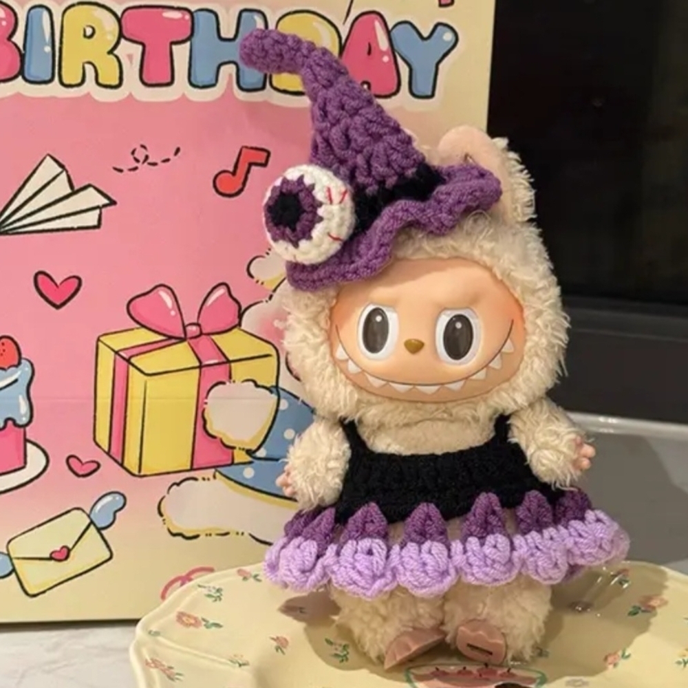 Charming Witch Costume for Labubu